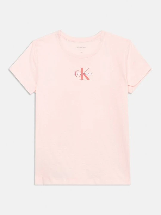 Zdjęcie produktu T-shirt basic Calvin Klein Jeans jasnoróżowy