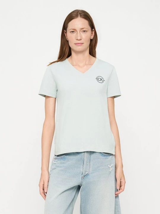 Zdjęcie produktu T-shirt basic Calvin Klein Jeans jasnozielony