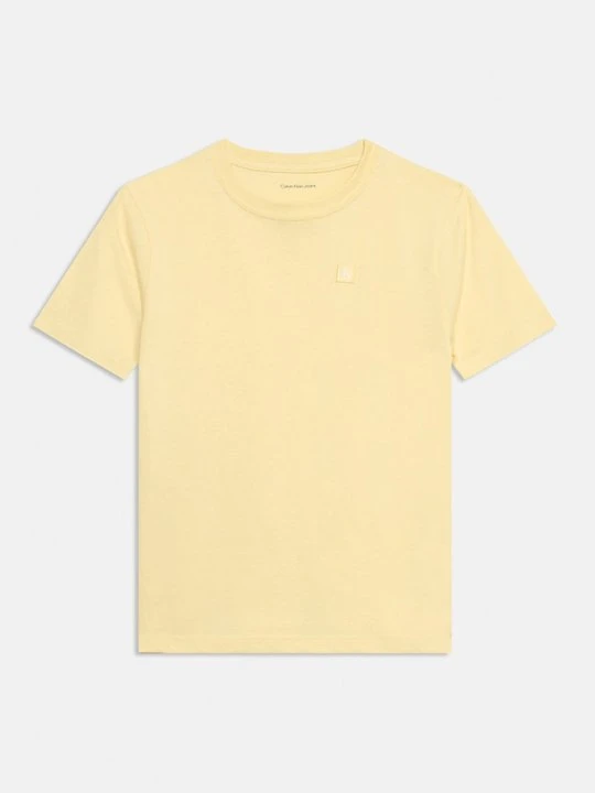 Zdjęcie produktu T-shirt basic Calvin Klein Jeans jasnożółty