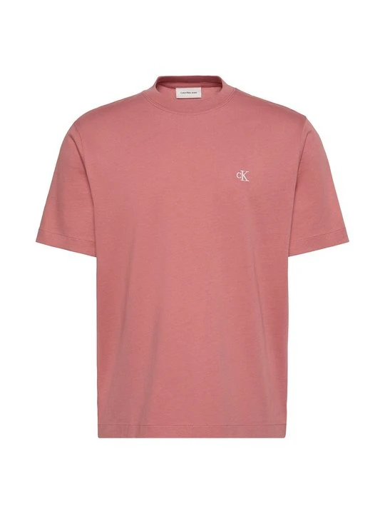 Zdjęcie produktu T-shirt basic Calvin Klein Jeans koralowy