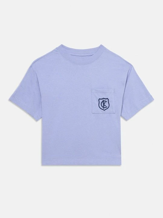 Zdjęcie produktu T-shirt basic Calvin Klein Jeans liliowy