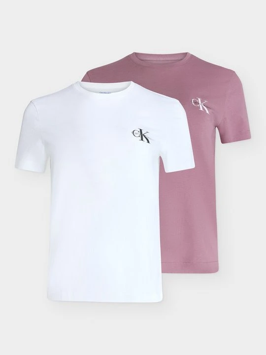 Zdjęcie produktu T-shirt basic Calvin Klein Jeans liliowy