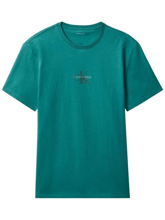 Zdjęcie produktu T-shirt z nadrukiem Calvin Klein Jeans niebieski