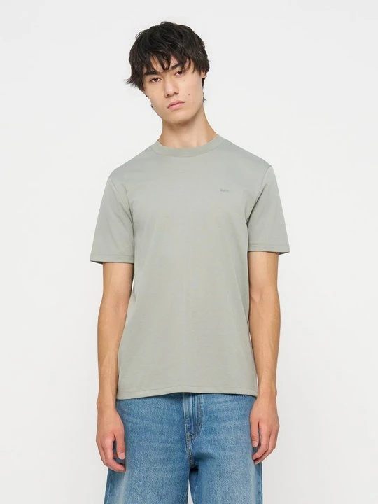 Zdjęcie produktu T-shirt basic Calvin Klein Jeans niebieski melanż