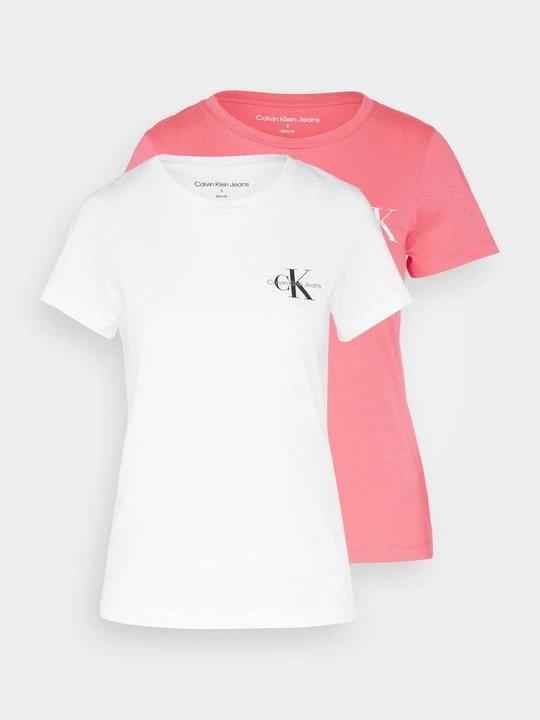 Zdjęcie produktu T-shirt basic Calvin Klein Jeans różowy