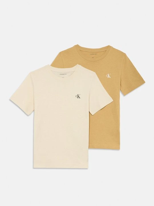 Zdjęcie produktu T-shirt basic Calvin Klein Jeans wielbłądzi