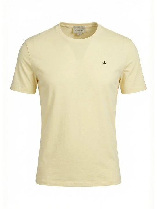 Zdjęcie produktu T-shirt basic Calvin Klein Jeans żółty
