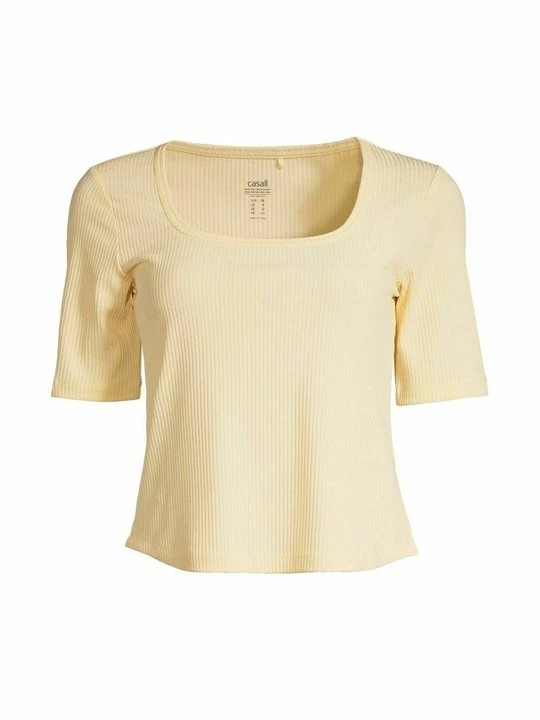 Zdjęcie produktu T-shirt basic CASALL mleczny
