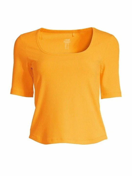 Zdjęcie produktu T-shirt basic CASALL żółty