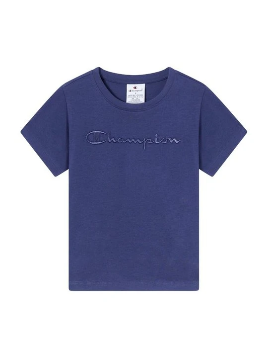 Zdjęcie produktu T-shirt z nadrukiem Champion granatowy