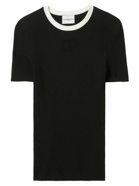 Zdjęcie produktu T-shirt basic CLAUDIE PIERLOT czarny