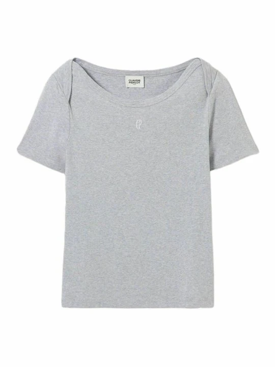 Zdjęcie produktu T-shirt basic CLAUDIE PIERLOT kamień