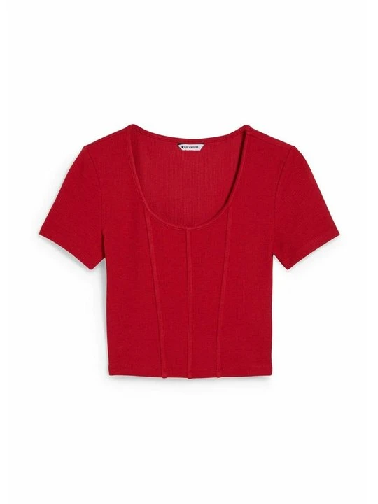 Zdjęcie produktu T-shirt basic CLOCKHOUSE czerwony