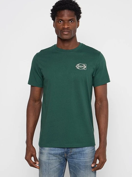 Zdjęcie produktu T-shirt basic Coach zielony