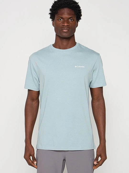 Zdjęcie produktu T-shirt basic Columbia jasnoniebieski