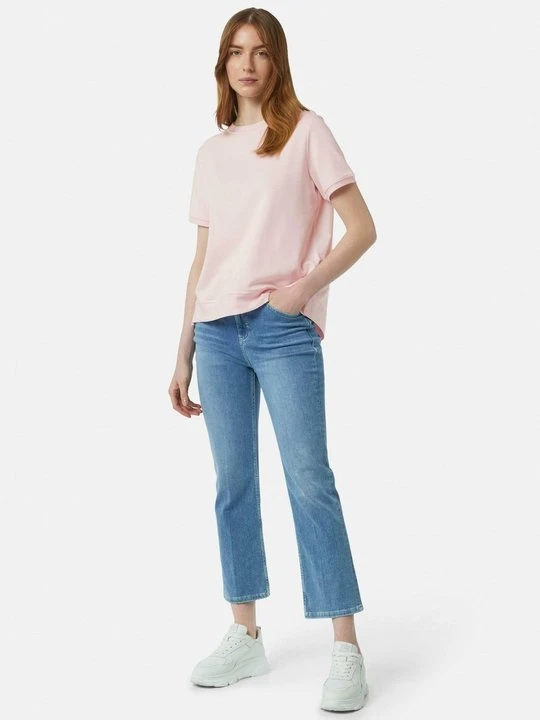 Zdjęcie produktu T-shirt basic Comma Casual Identity jasnoróżowy
