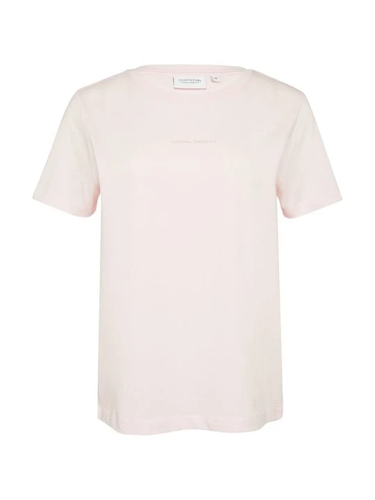 Zdjęcie produktu T-shirt basic Comma Casual Identity jasnoróżowy