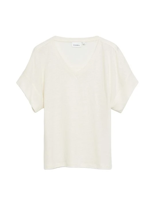 Zdjęcie produktu T-shirt basic comma mleczny