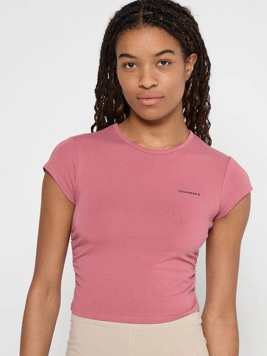 Zdjęcie produktu T-shirt basic Converse różowy