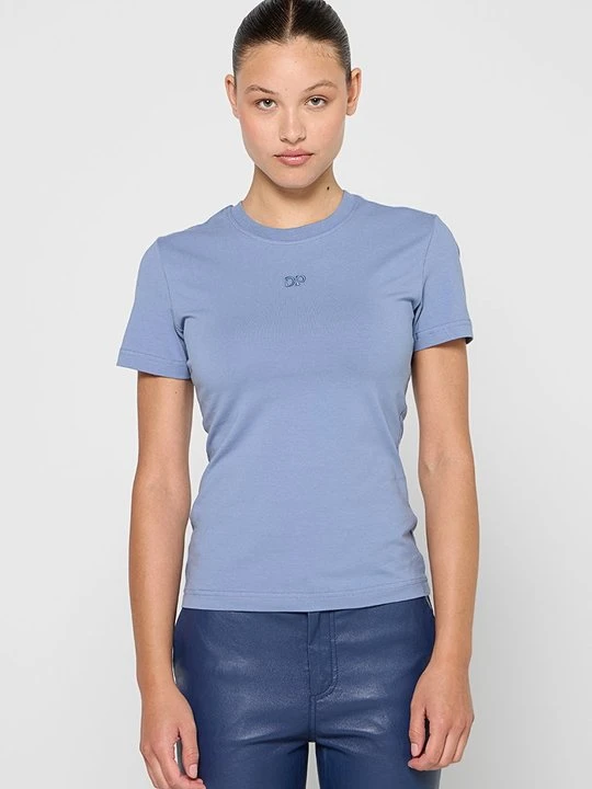 Zdjęcie produktu T-shirt basic Daily Paper niebieski