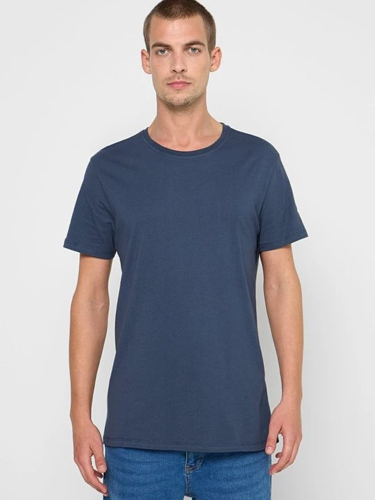 Zdjęcie produktu T-shirt basic DeFacto niebieski