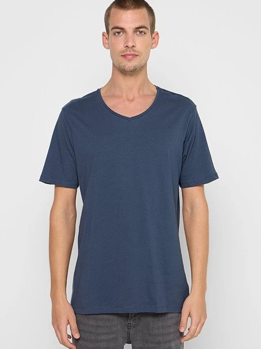 Zdjęcie produktu T-shirt basic DeFacto błękit królewski