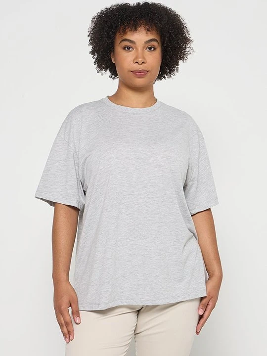 Zdjęcie produktu T-shirt basic DeFacto szary