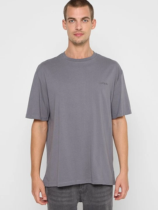 Zdjęcie produktu T-shirt basic DeFacto szary