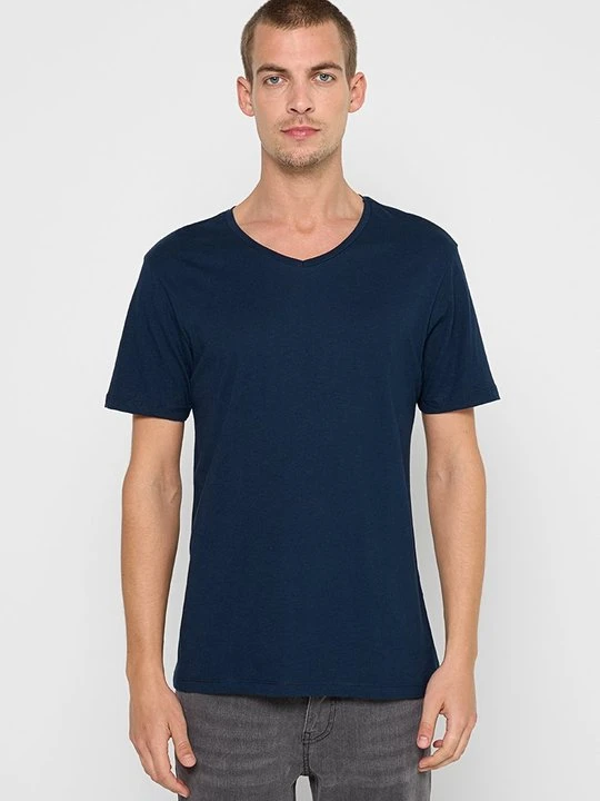Zdjęcie produktu T-shirt basic DeFacto granatowy