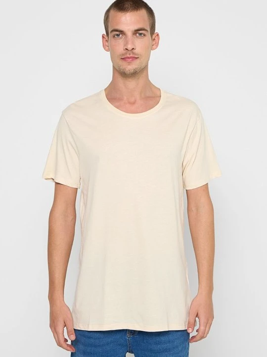 Zdjęcie produktu T-shirt basic DeFacto beżowy