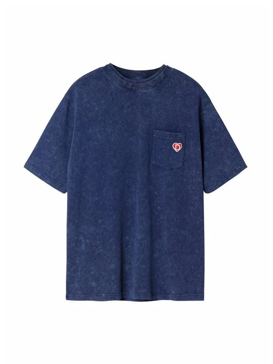 Zdjęcie produktu T-shirt basic Desigual niebieski