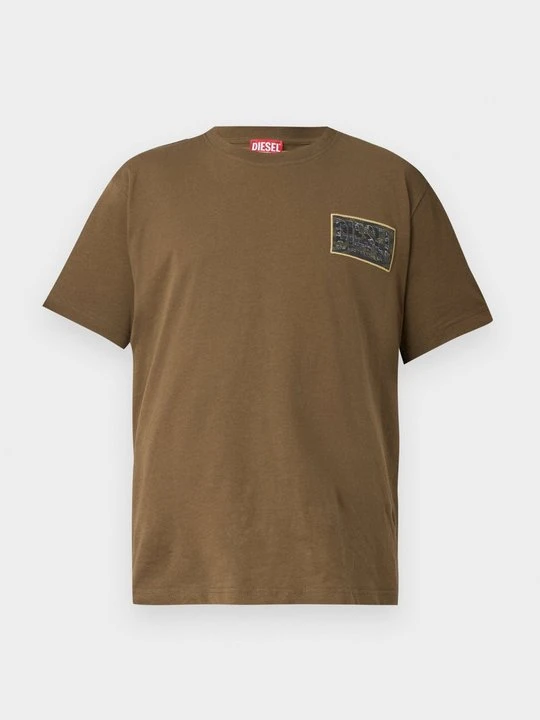 Zdjęcie produktu T-shirt basic Diesel brązowy