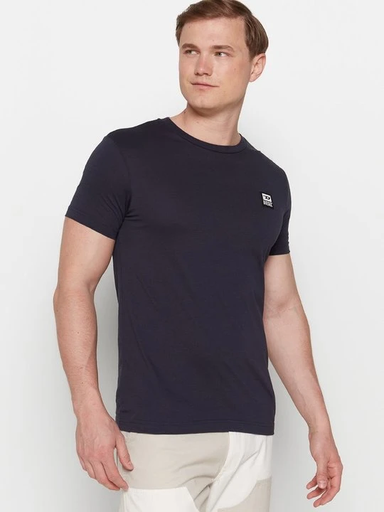 Zdjęcie produktu T-shirt basic Diesel niebieski