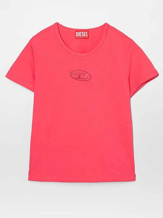 Zdjęcie produktu T-shirt basic Diesel różowy