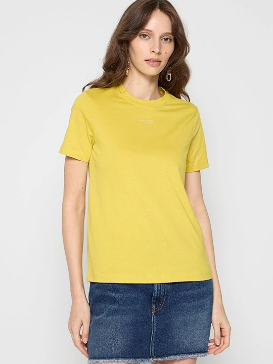 Zdjęcie produktu T-shirt basic Diesel żółty