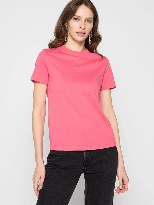 Zdjęcie produktu T-shirt basic Diesel różowy