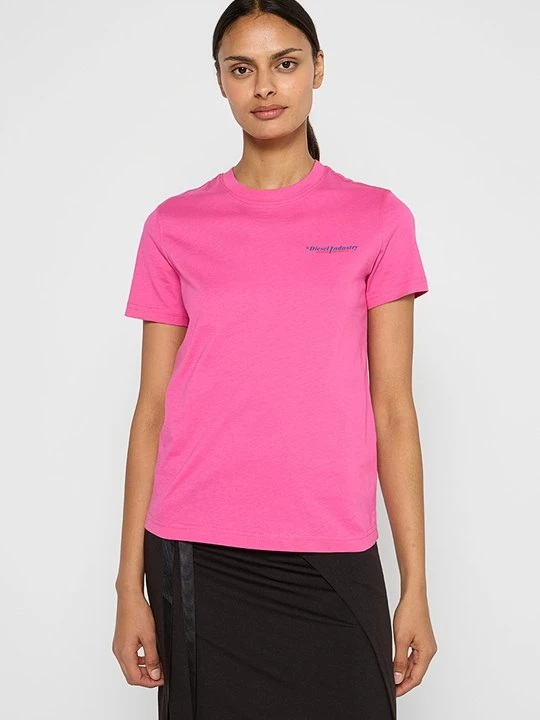 Zdjęcie produktu T-shirt basic Diesel różowy