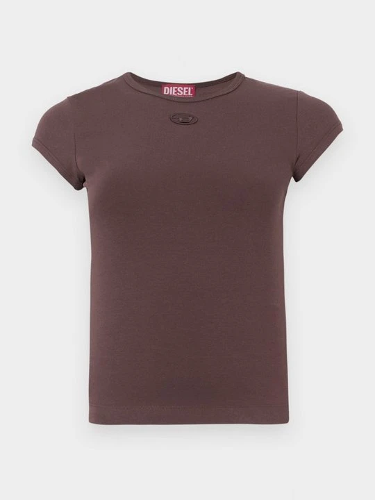 Zdjęcie produktu T-shirt basic Diesel brązowy