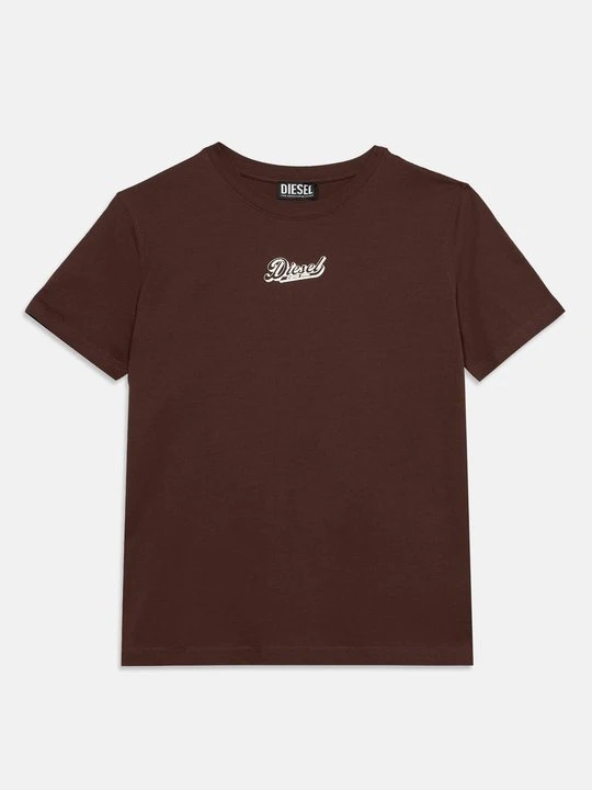 Zdjęcie produktu T-shirt basic Diesel brązowy