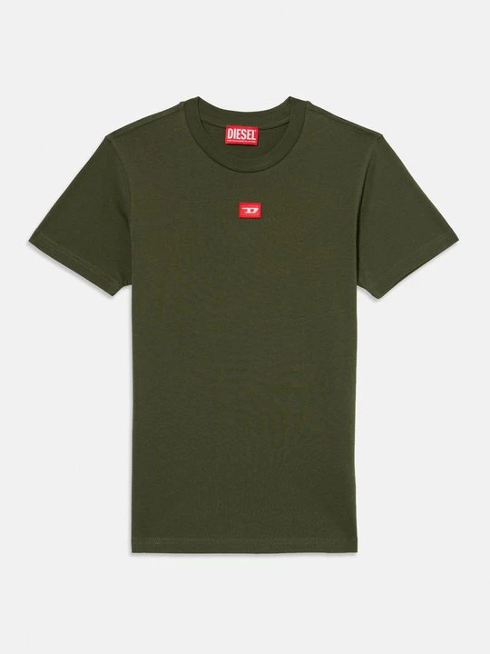 Zdjęcie produktu T-shirt basic Diesel ciemnozielony