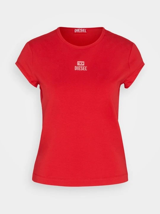 Zdjęcie produktu T-shirt basic Diesel czerwony