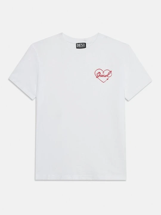 Zdjęcie produktu T-shirt basic Diesel mleczny