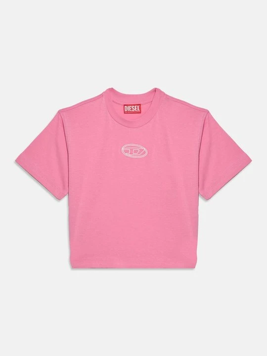 Zdjęcie produktu T-shirt basic Diesel różowy