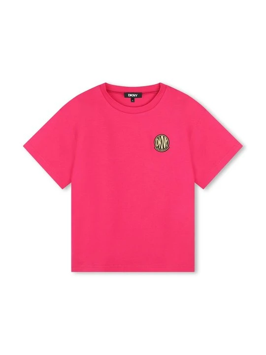 Zdjęcie produktu T-shirt basic DKNY różowy