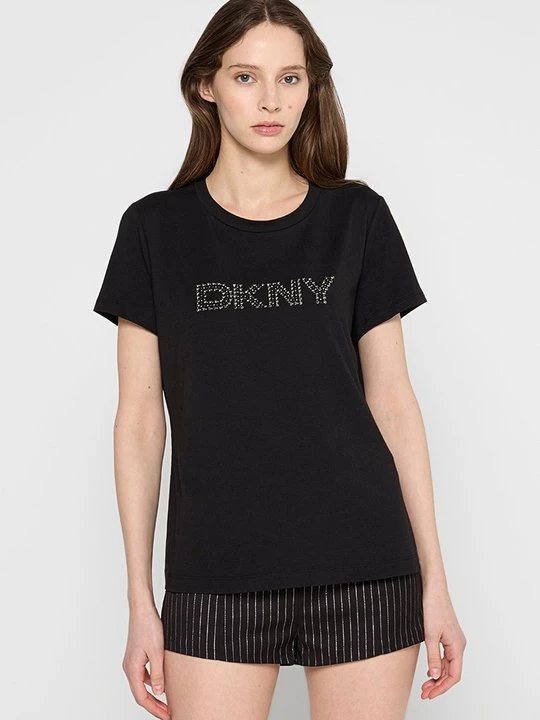 Zdjęcie produktu T-shirt basic DKNY czarny