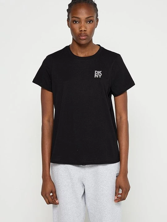 Zdjęcie produktu T-shirt basic DKNY czarny