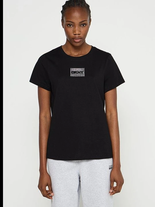 Zdjęcie produktu T-shirt basic DKNY czarny