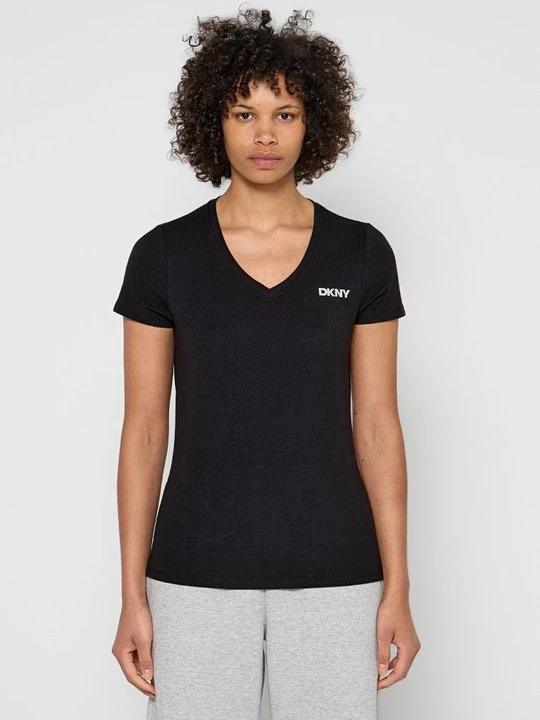 Zdjęcie produktu T-shirt basic DKNY czarny