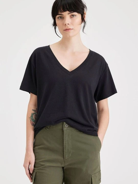 Zdjęcie produktu T-shirt basic Dockers czarny