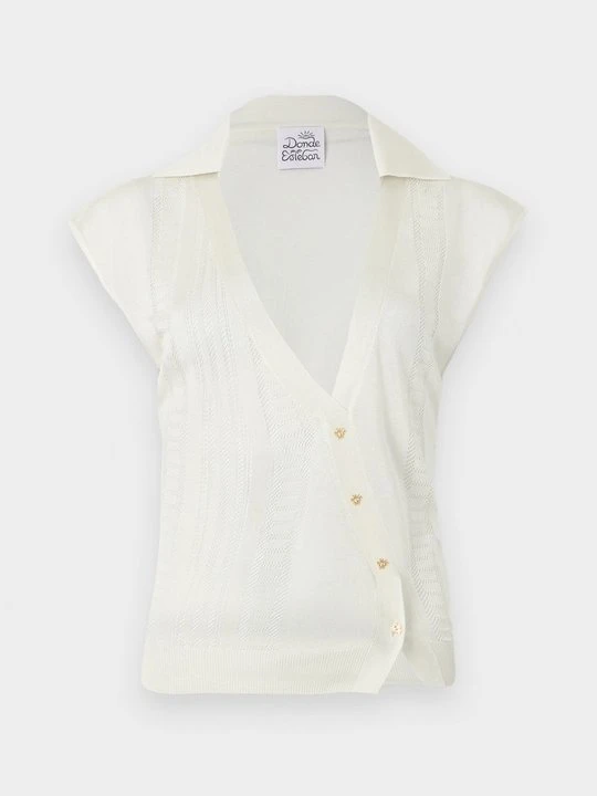 Zdjęcie produktu T-shirt basic Donde Esteban mleczny